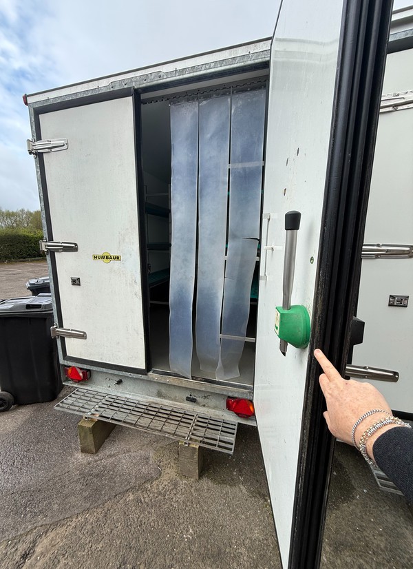 Secondhand Humbaur 3m Freezer Trailer