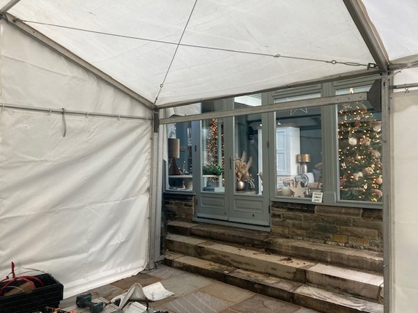Used 4m Wide Marquees