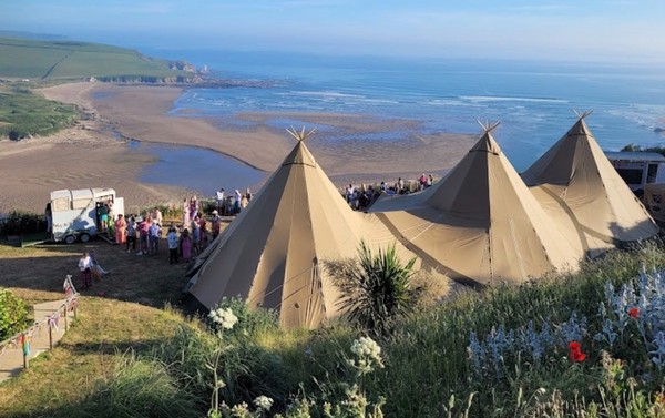 Giant Hat Tipi Set Up For Sale