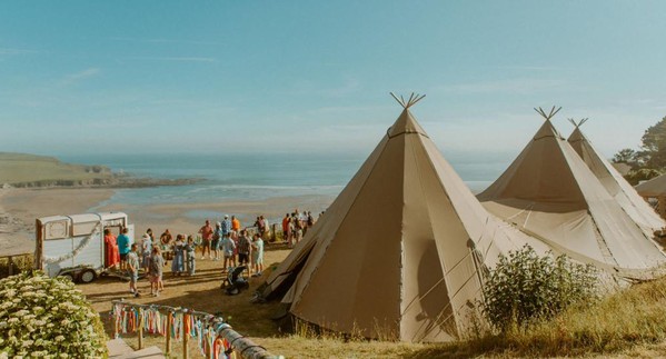 Used Giant Hat Tipi Set Up For Sale