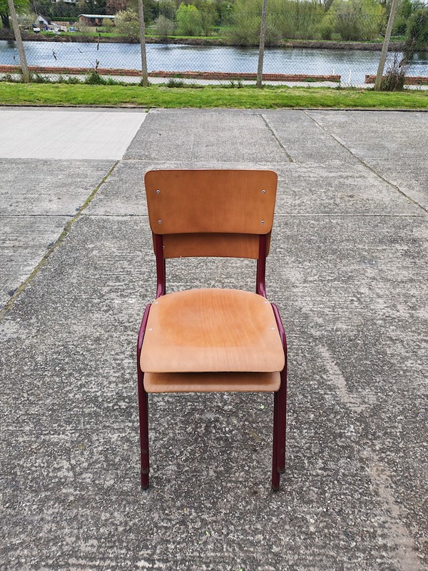 Wood and Metal Chairs