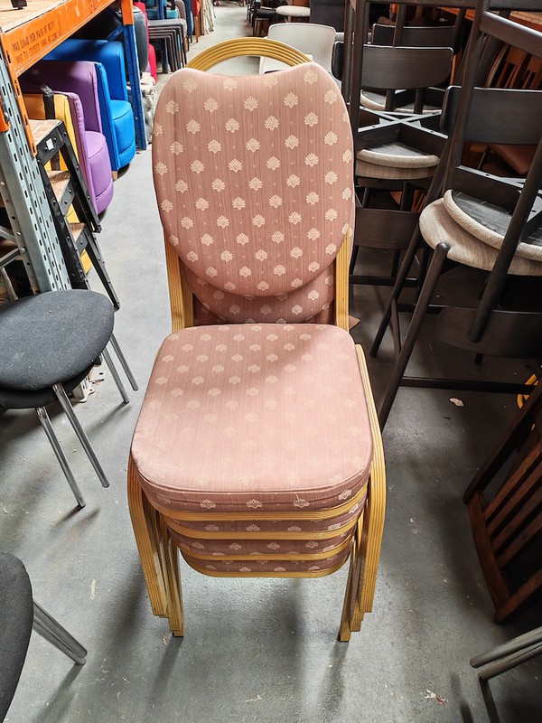 Upholstered aluminium Banquet chairs