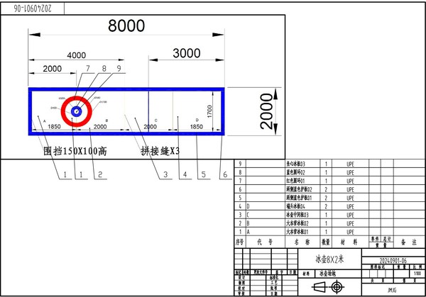 Artificial Curling Set Up Artificial Curling Set Up