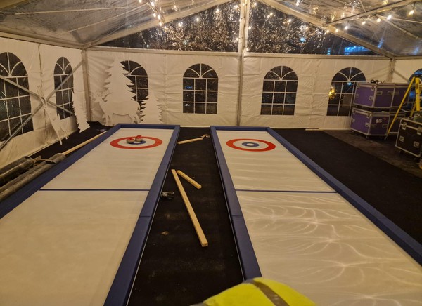 Used Synthetic Curling Lanes Used Synthetic Curling Lanes