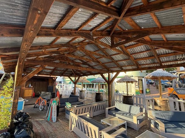 8m x 5m Beer Garden Roof Structure For Sale
