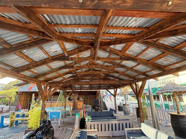 Used Beer Garden Shelter