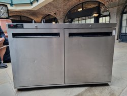 Williams HA280-SA AMBER Undercounter Twin Door Refrigerator