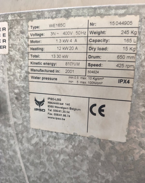 Secondhand JLA Washing Machine Secondhand JLA Washing Machine