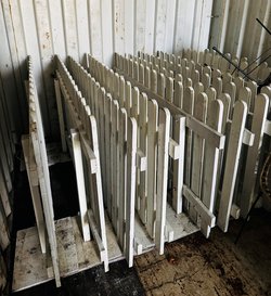 10x Picket Fence Panels For Sale