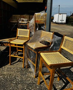 20x High Rattan Stools For Sale