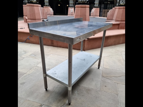 Stainless steel table