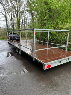 Plastic toilet transport trailer for sale