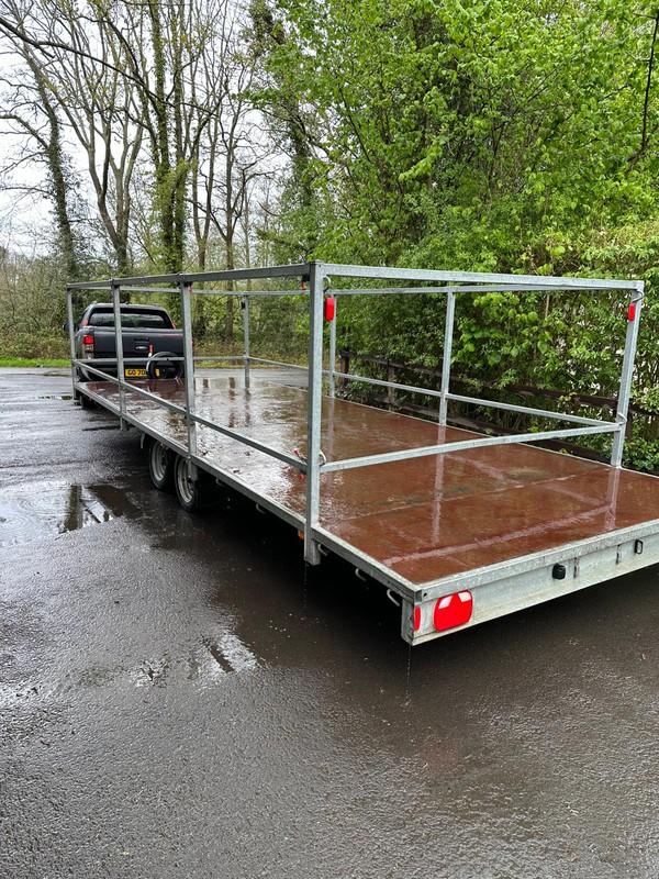 Plastic toilet transport trailer for sale