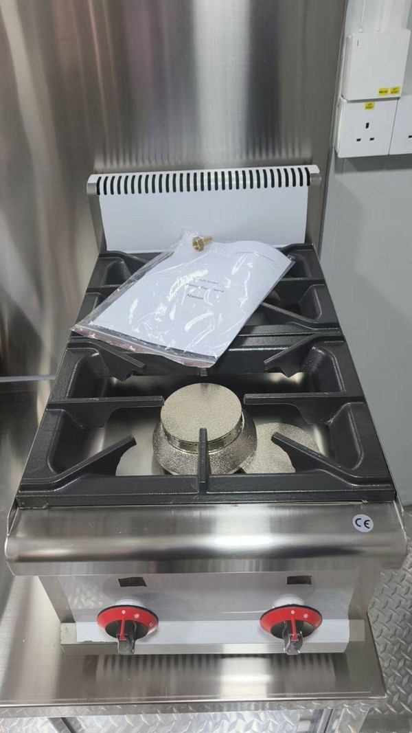 LPG / Gas Twin burner hob