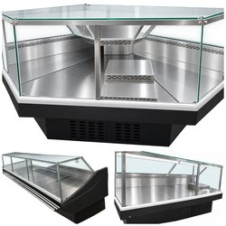 Shop display fridge (serve over counter)