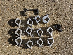 half coupler truss rigging clamps