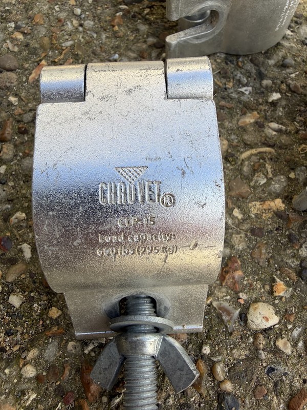 Used truss rigging clamps Used truss rigging clamps