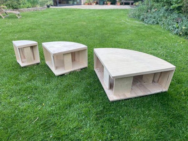3x Curved Corner Display Units - Wiltshire 11