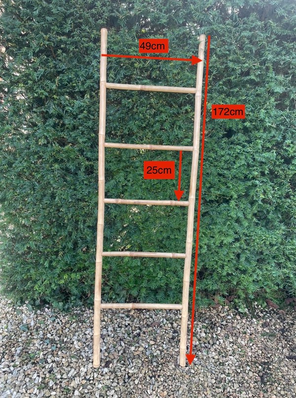Secondhand Bamboo Display Ladders