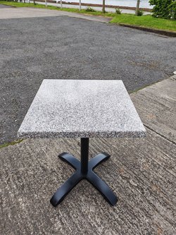 All weather marble outdoor tables