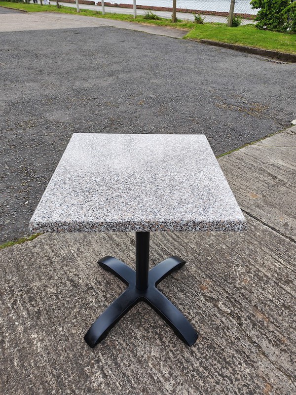 All weather marble outdoor tables