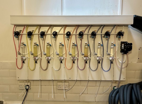 8 Keg Line Cellar Board For Sale