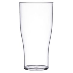 42x BBP Polycarbonate Nucleated Half Pint Glasses For Sale