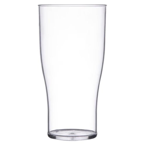 42x BBP Polycarbonate Nucleated Half Pint Glasses For Sale