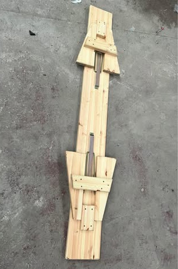 4x Folding Wooden Bench Seat 4x Folding Wooden Bench Seat