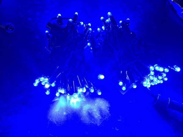 10m Blue LED String Lights IP65 rated