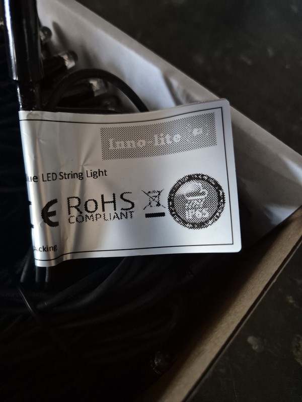 Blue LED String Lights IP65 rated for sale