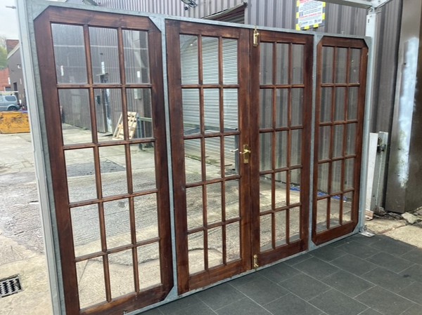 2x Wood Marquee Doors For Sale
