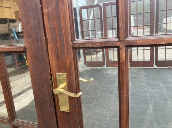 Secondhand Used 2x Wood Marquee Doors