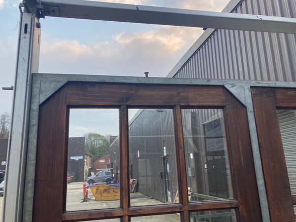 Used 2x Wood Marquee Doors