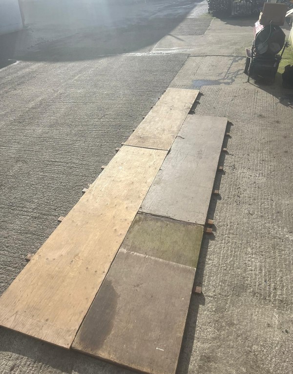 Secondhand 250x 8ft x 2ft Interlocking Plywood Floor Boards