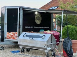 Hog roast machine with trailer for sale