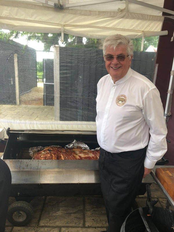 Hog roast chef