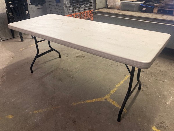 Plastic trestle table for sale