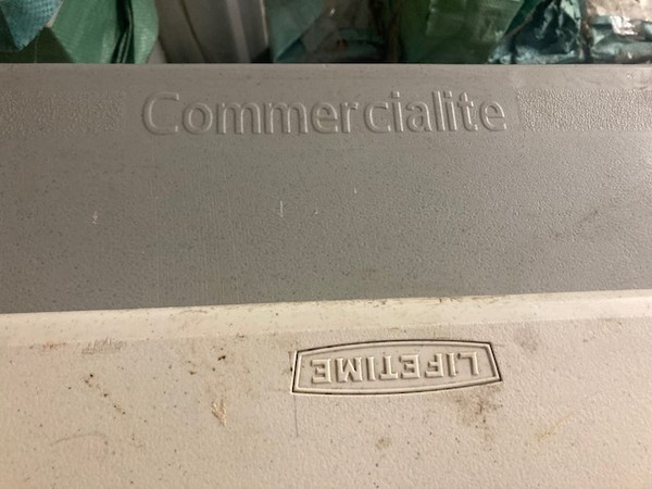 Used plastic trestle tables