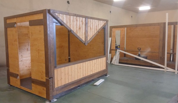 Foldable And Stackable Huts