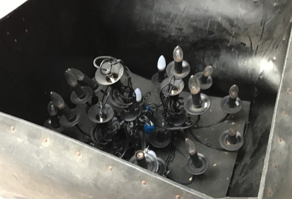 Black 8 Arm Chandeliers