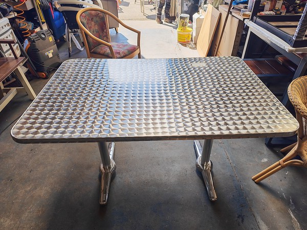 Aluminium Twin Pedestal Table