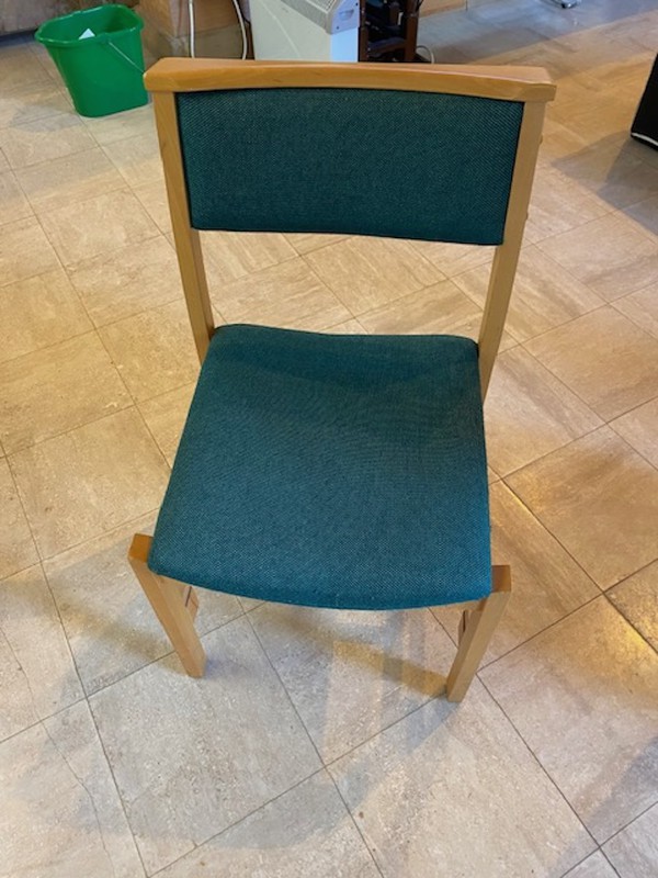 Upholstered Wooden Church Chairs