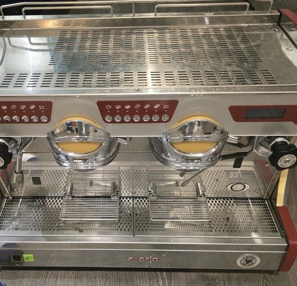 Used 2 group coffee machine