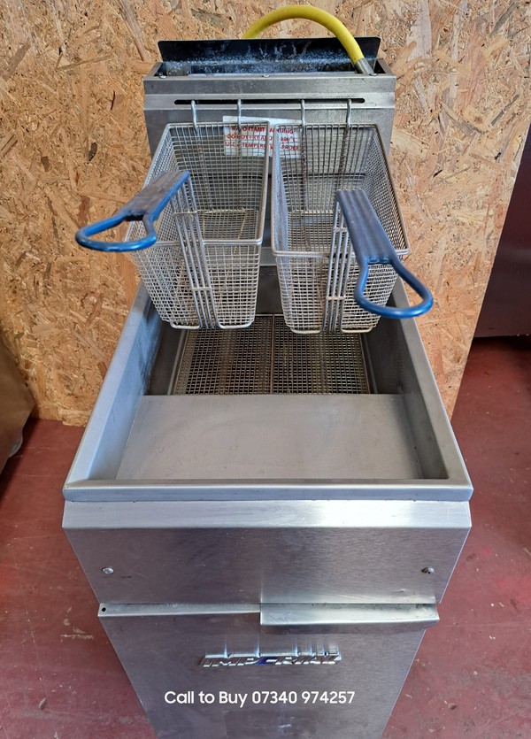 Twin Basket Gas Fryer For Sale