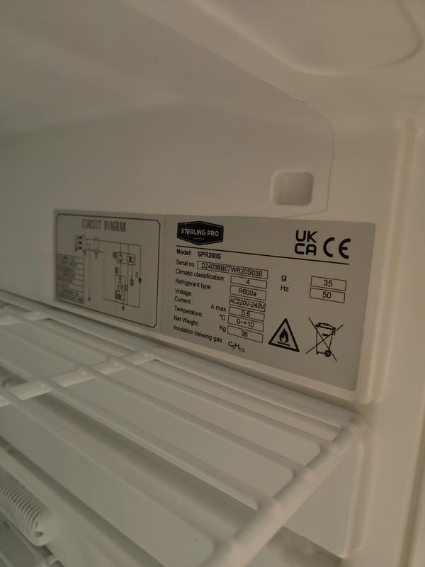 Used Sterling Under Counter Fridge