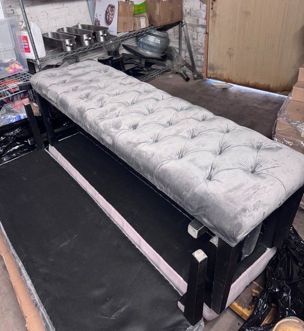 Used 8x Velvet Benches For Sale