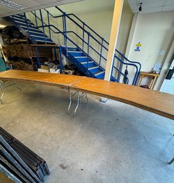 Curved Top Table For Sale