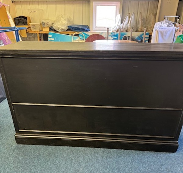 6ft Wide Chalkboard Bar For Sale