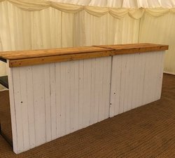 3m White Rustic Bar For Sale